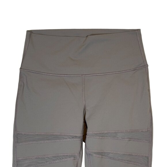 Lululemon Wunder Under Pant High-Rise Tech Mesh 28" Leggings Sz 8 in Dark Chrome - Picture 12 of 13